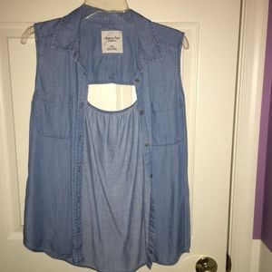 DENIM AMERICAN EAGLE SHIRT